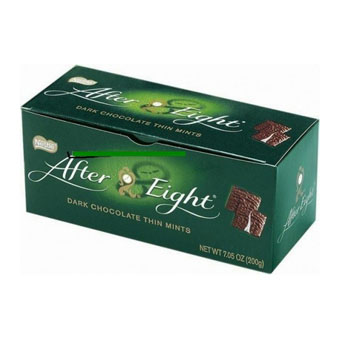 Шоколад с мятой After Eight Mint Chocolate Thins - 400 гр.