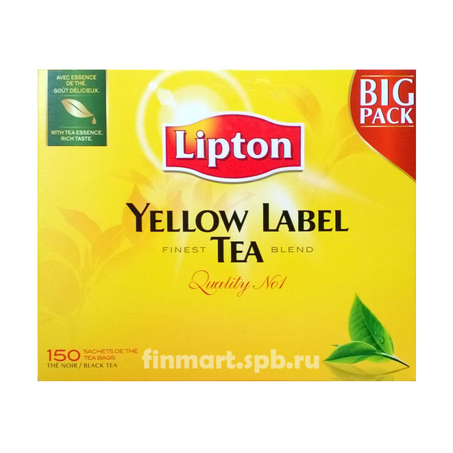 Чай Lipton Yellow Label 150 пак.