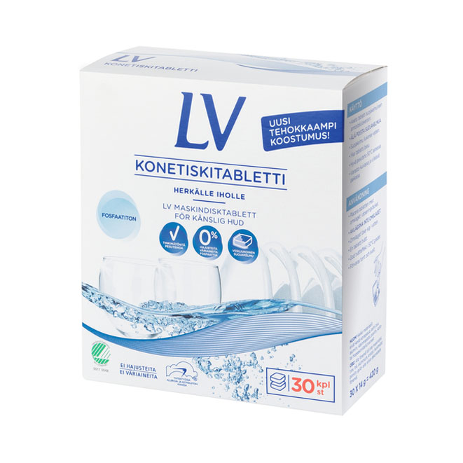 Гипоалергенные таблетки для ПММ  LV  - 32 шт.