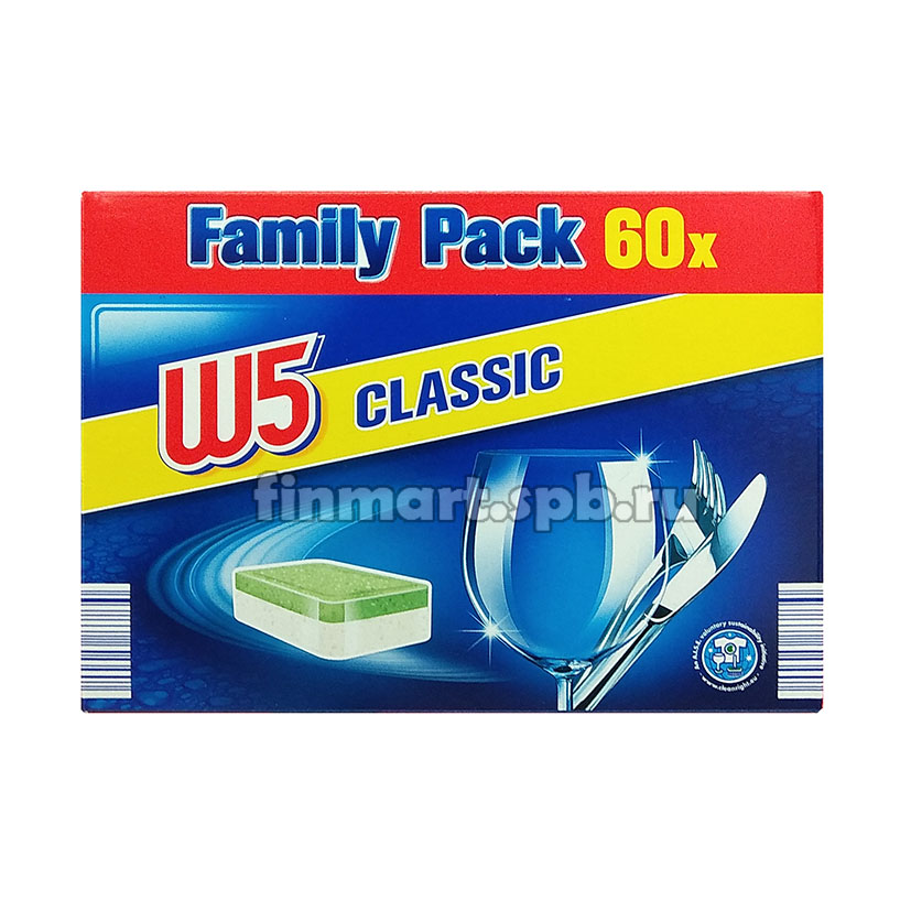Таблетки для ПММ W5 Classic - 60 таб.