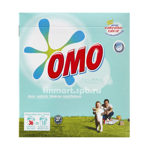 Стиральный порошок OMO Sensitive (ОМО гипоаллергенный) - 1,26 кг.