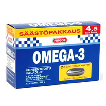 Витамины Friggs Omega-3 - 3 по 45 шт.