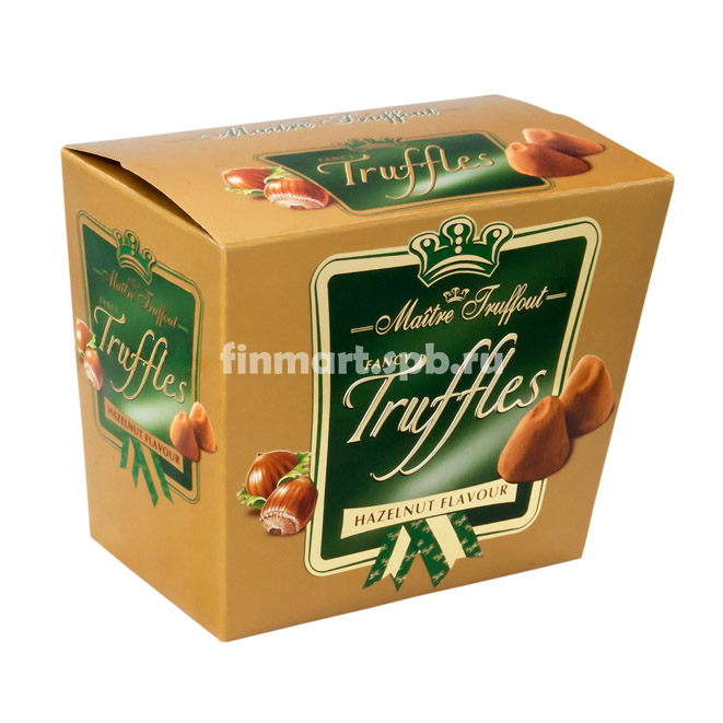 Шоколадные трюфели Maitre Truffout Hazelnut - 200 гр.