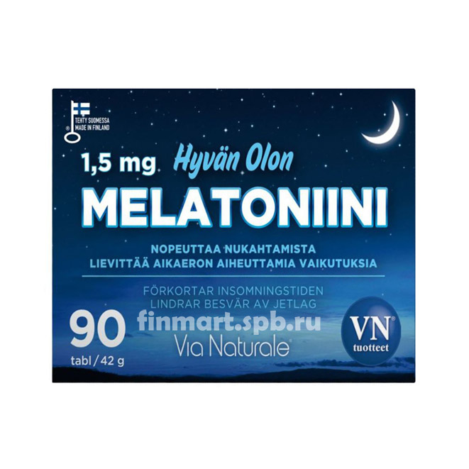 Витамины для улучшения сна Melatoniini - 90 таб.