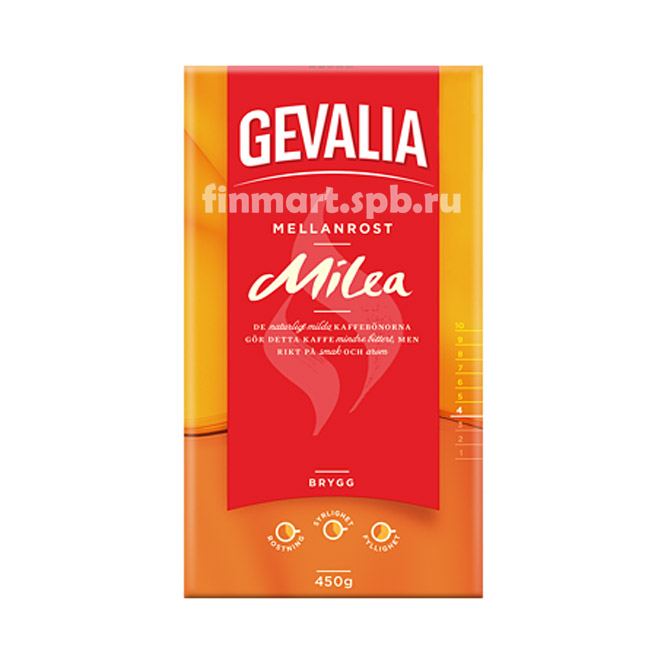 Кофе молотый Gevalia Milea - 450 гр.