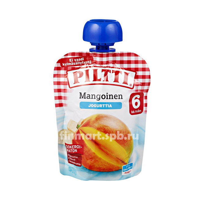 Фруктовый йогурт Piltti (Манго) - 90 гр.