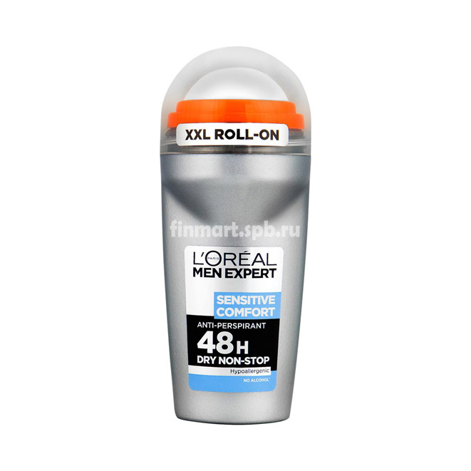 Роликовый антиперспирант Loreal Men Expert Sensetive Comfort - 50 мл.