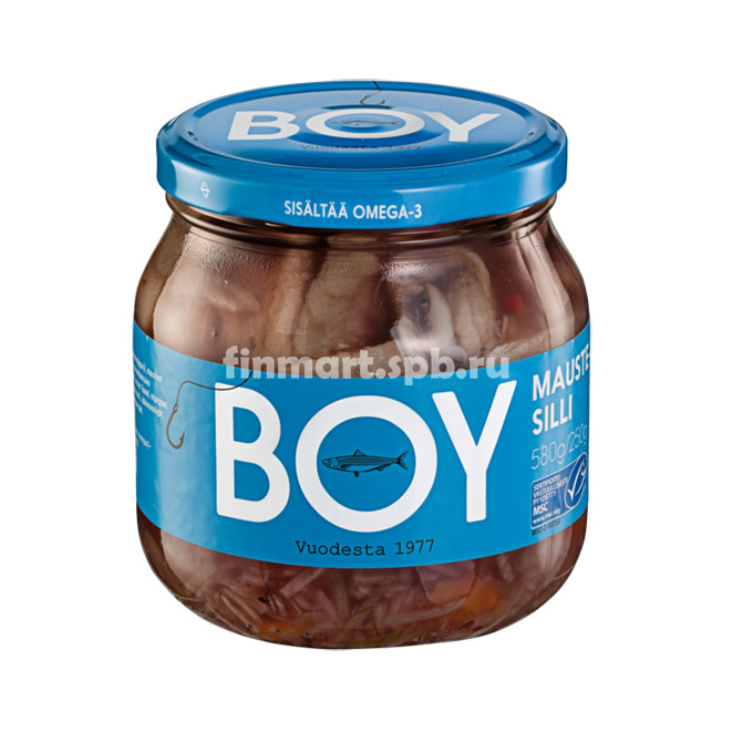 Селедка BOY Maustesilli (смесь специй) - 580 гр.