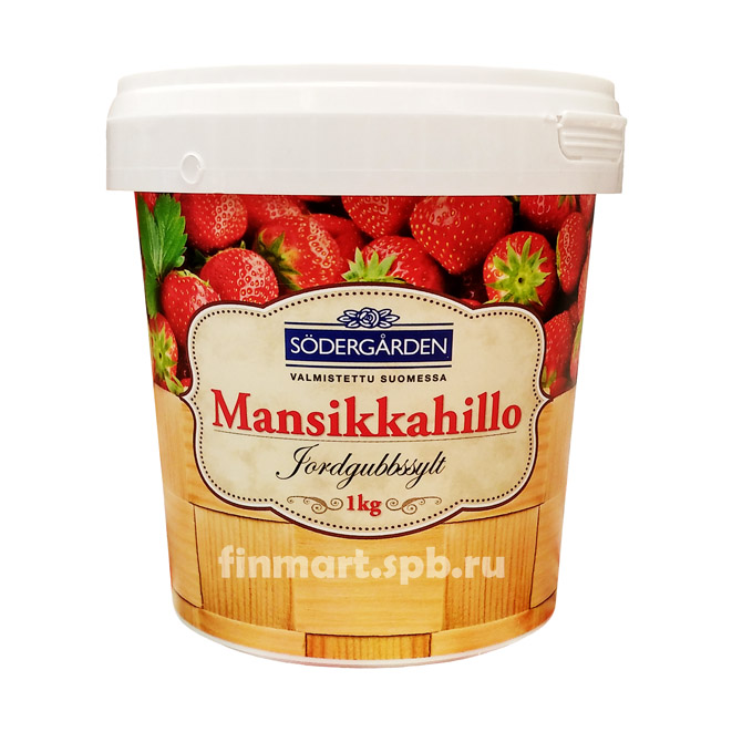 Варенье клубничное Sodergarden Mansikkahillo - 1 кг.