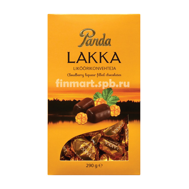 Шоколадные конфеты Panda Lakka (морошковый ликер) - 290 гр.