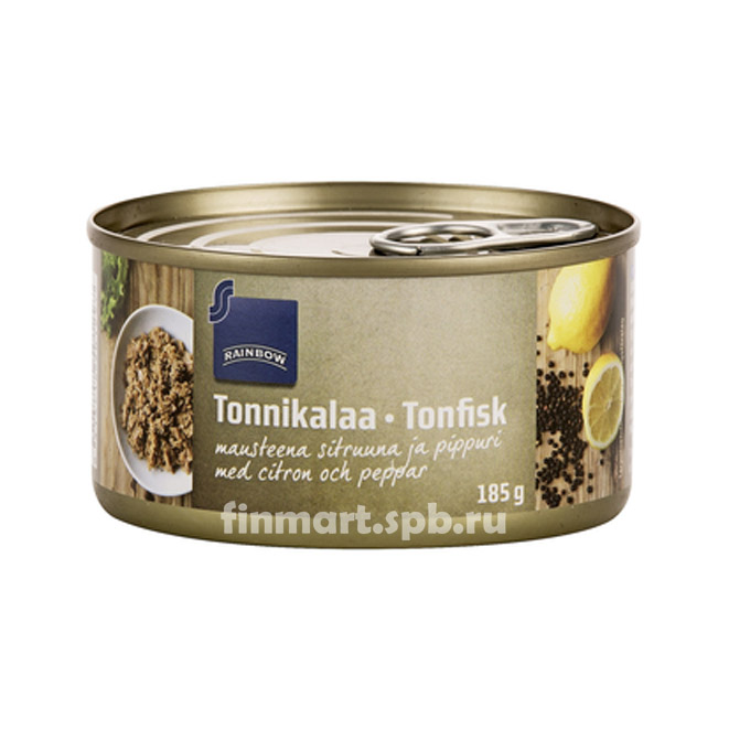 Тунец с лимоном и перцем Rainbow mausteena sitruuna ja pippuri - 185 гр.