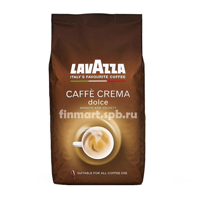 Кофе в зёрнах LavAzza Caffe Crema Dolce - 1 кг.