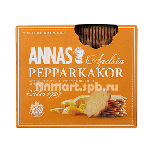 Печенье апельсиновое ANNAS apelsin pepparkakor - 300 гр.