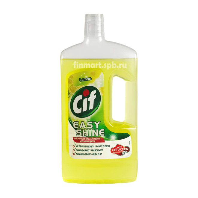 Универсальное средствоe для уборки Cif Easy shine Lemon - 1000 мл.
