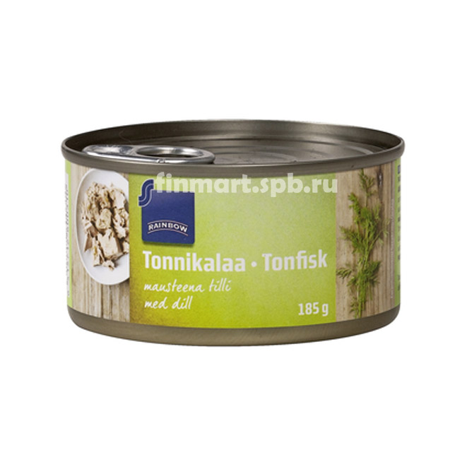 Тунец с укропом Rainbow Tonnikalaa mausteena tilli - 185 гр.