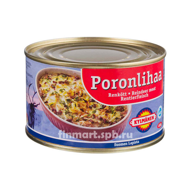 Консервированная оленина Kylmanen Poronlihaa - 400 гр.
