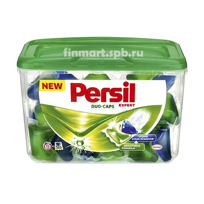 Капсулы для стирки Persil Duo-caps (Персил Дуо капс для белого) - 15шт.