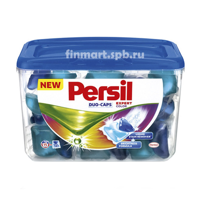 Капсулы для стирки Persil Duo-caps (Персил Дуо капс для цветного) - 15шт.