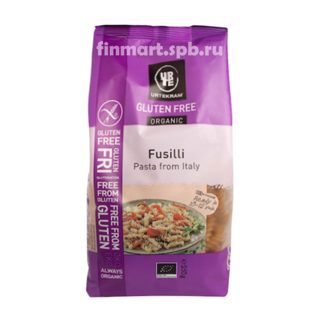 Макароны органические Urtekram Fusilli - 250 гр.