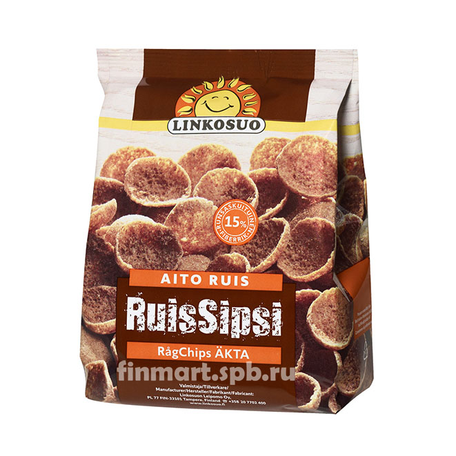 Хлебцы ржаные Linkosuo RuisSipsi aito ruis (оригинальные) - 150 гр.