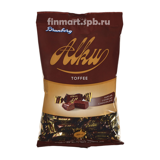Шоколадный ирис Brunberg Alku toffee - 340 гр.