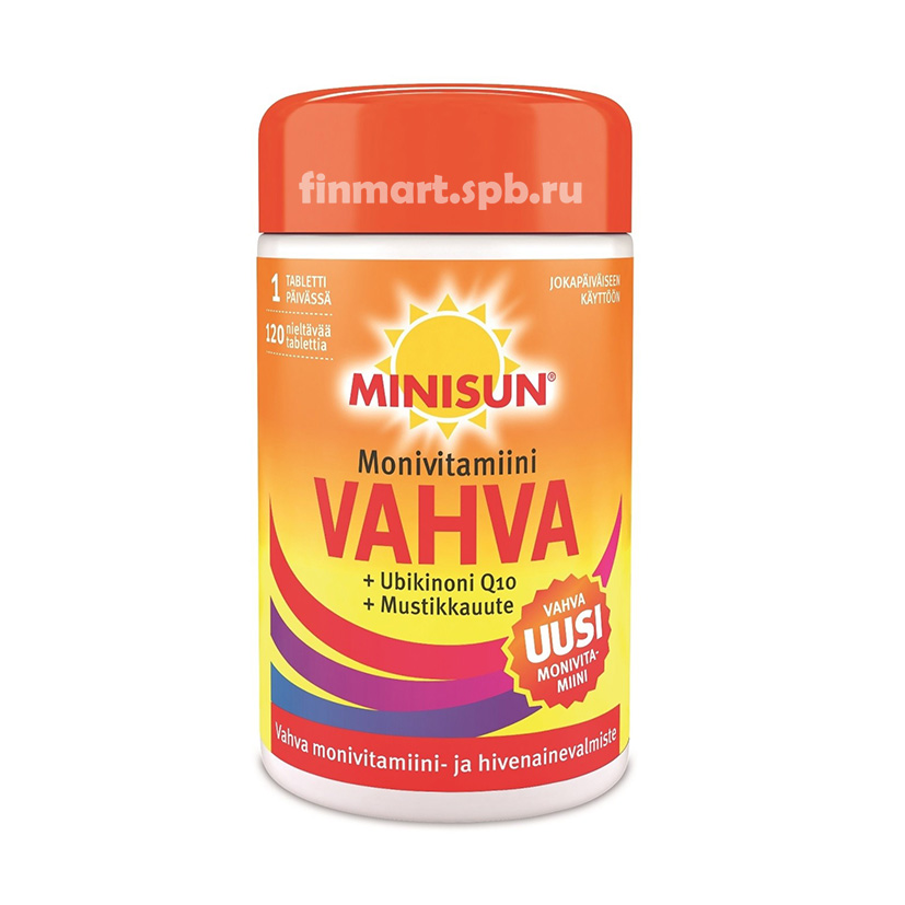 Поливитамины Minisun Monivitamini Vahva - 120 таб.