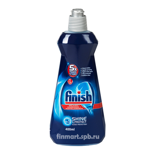Ополаскиватель для ПММ Finish Shine & Protect - 400 мл.