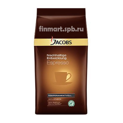 Кофе в зёрнах Jacobs Cafe Creme Banket medium (Якобс кафе крема) - 1 кг.