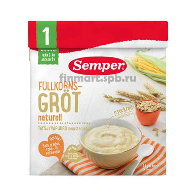 Каша Semper fullkons-GROT Naturell - 470 гр.