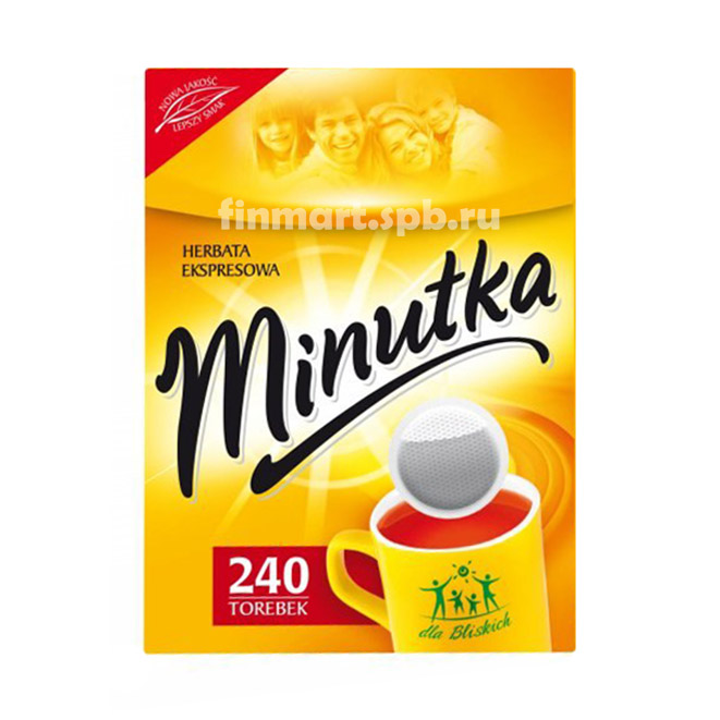Чёрный чай Minutka - 240 пак.