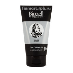 Маска для волос Biozell professional Silver (серебро) - 150 мл.