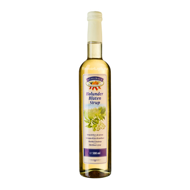 Сироп из цветков бузины Muhlebach Holunder Bluten Sirup - 500 мл.