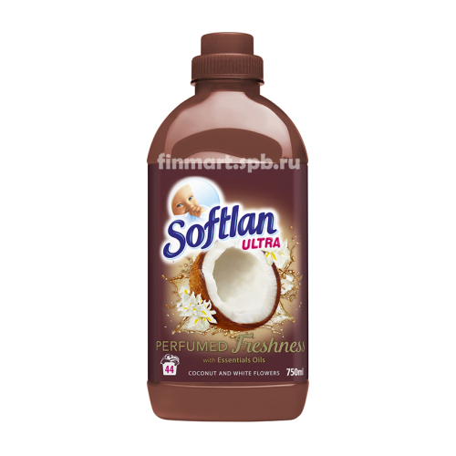 Ополаскиватель для белья Softlan Coconut & white flower - 750 мл.