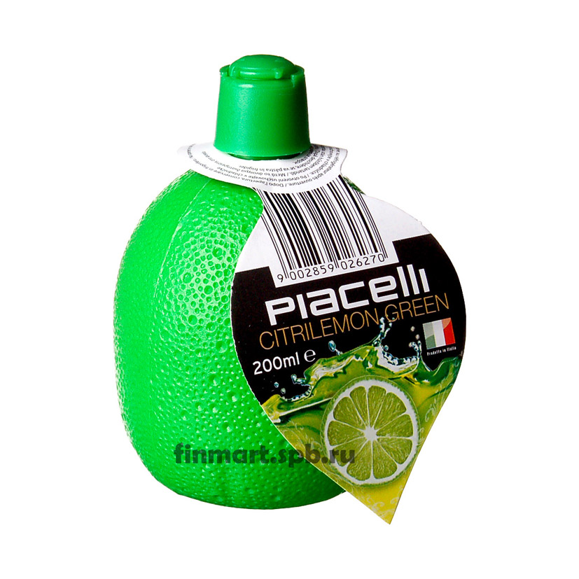 Концентрированный сок лайма Piacelli citrilemon green - 200 мл.