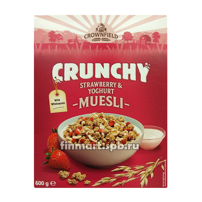 Мюсли с смесью фруктов Crownfield Crunchy Muesli - 600 гр.