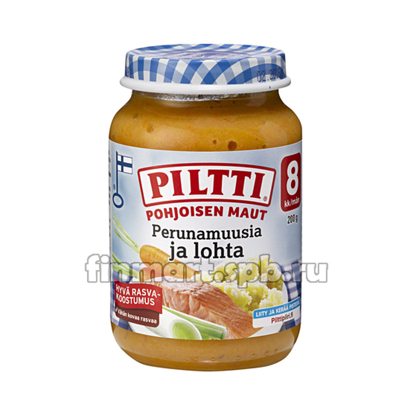 Детское овощное пюре Пилти овощи с говядиной - 190 гр.