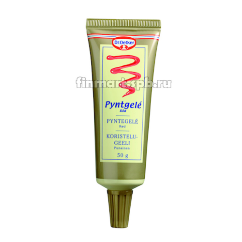 Украшающий гель Dr. Oetker Pyntgele Rod (красный) - 50 гр.