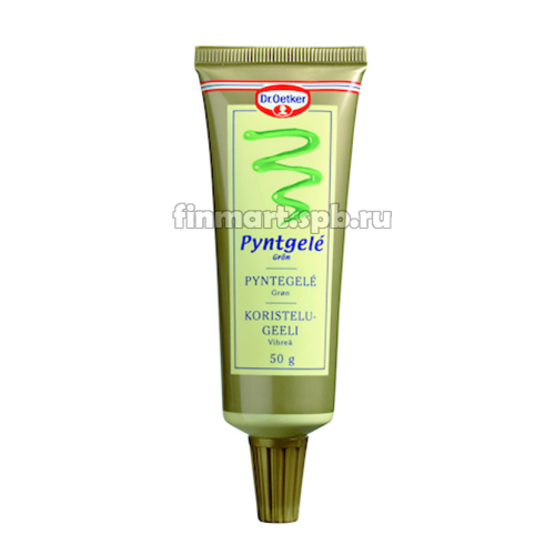 Украшающий гель Dr. Oetker Pyntgele Gron (зелёный) - 50 гр.