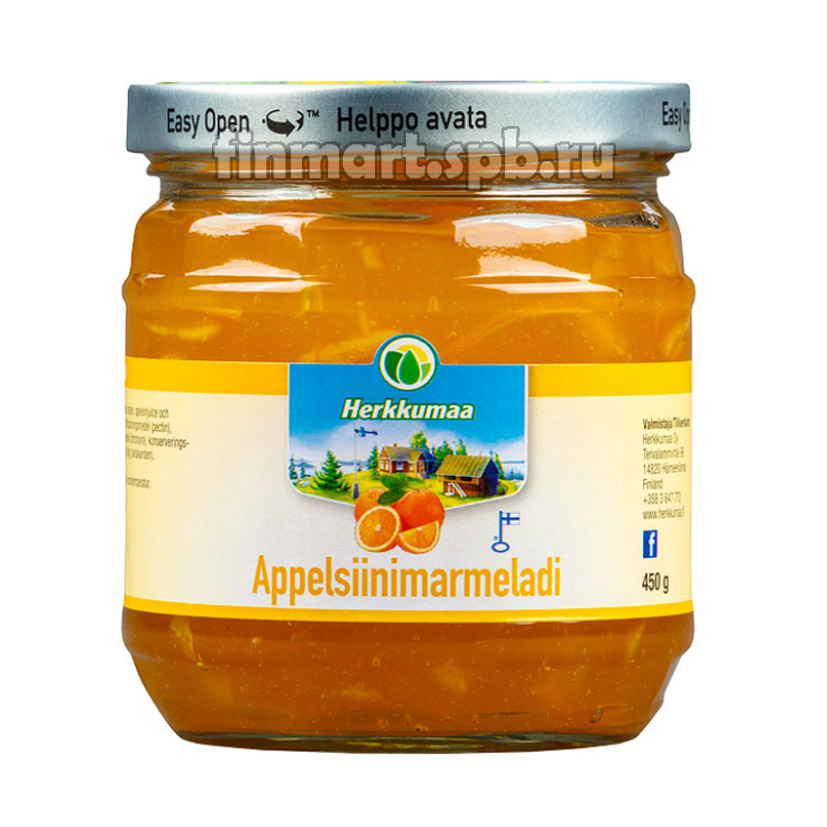 Апельсиновый джем Herkkumaa appelsiinimarmeladi - 450 гр.
