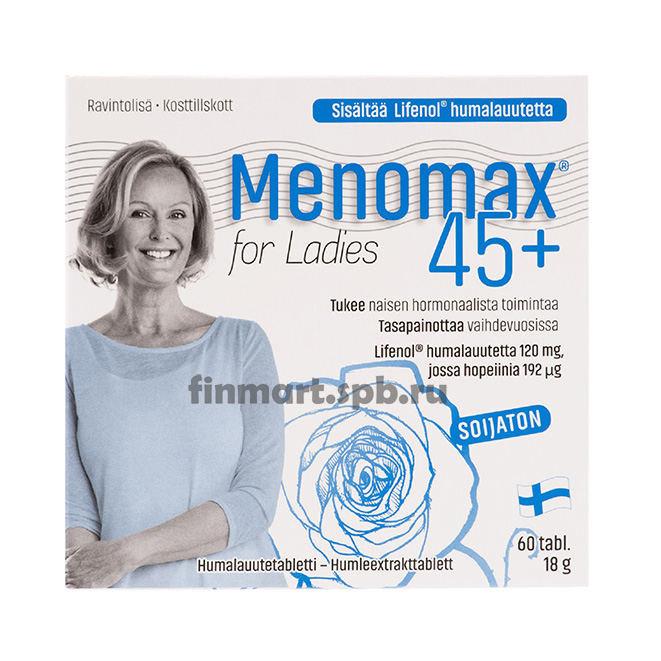 Витамины Menomax for Ladies 45+ - 60 таб.