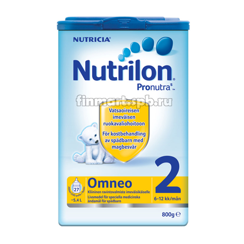 Сухая молочная смесь Nutricia Nutrilon Pronatura Omneo 2 - 800 гр.