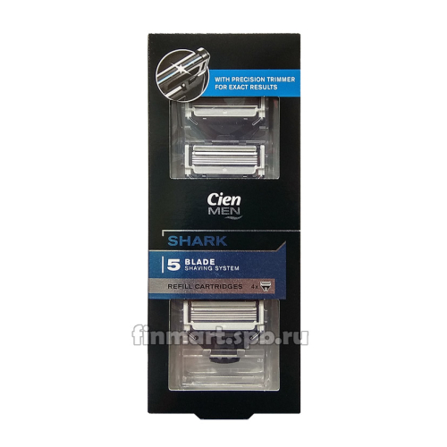 Лезвия для станка Cien men shark 5 blades - 4 шт.