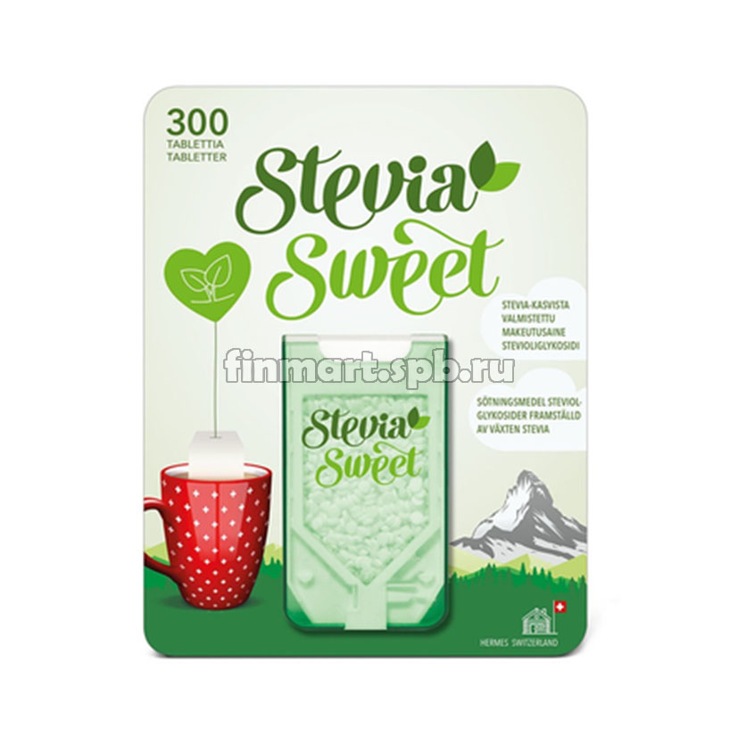 Заменитель сахара Stevia sweet  - 300 таб.