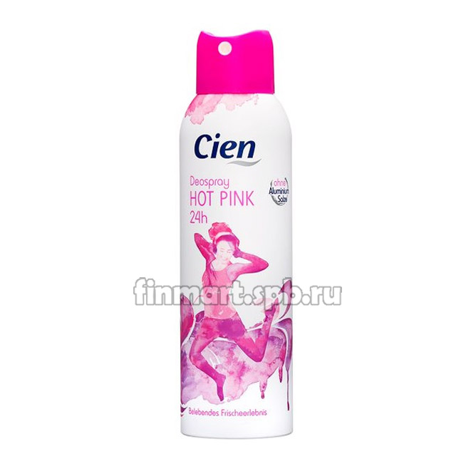 Дезодорант Cien Deospray Hot Pink (цветочный аромат) - 200 мл.