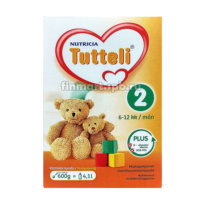 Сухая молочная смесь Nutricia Tutteli 2 - 600 гр.