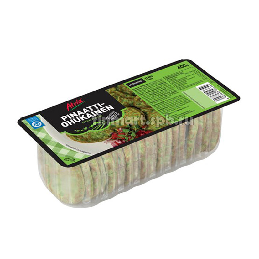 Оладьи с шпинатом Atria Pinaattiohukainen - 400 гр.