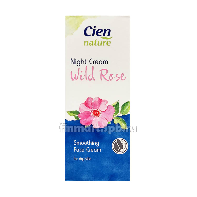 Ночной крем для лица Cien nature Night cream (wild rose - с экстрактом розы) - 50 мл.