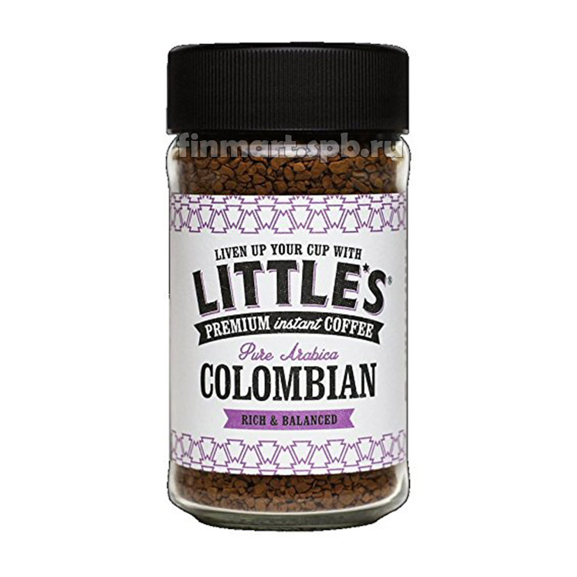 Растворимый кофе премиум Little's Colombian Premium intant Coffee - 50 гр.