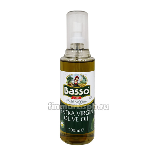 Оливковое масло Basso Extra virgin olive oil (спрей) - 200 мл.