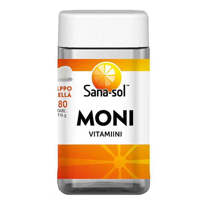Поливитамины Sana sol Monivitamiini (Сана сол) - 180 таб.